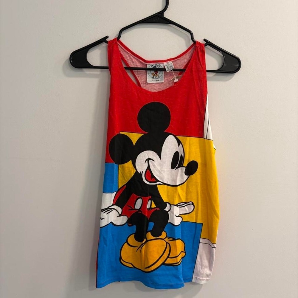 Vintage Disney Mickey Mouse multicoloured tank top